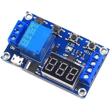 Fiabilité : Module relais temporisé 6-30 V CC avec cycles de (1/5)