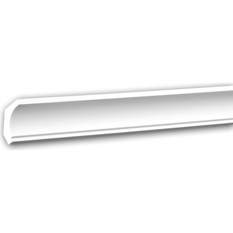 Cornisa 650157 Profhome Perfil de estuco Moldura decorativa estilo Neoclasicismo blanco 2 m