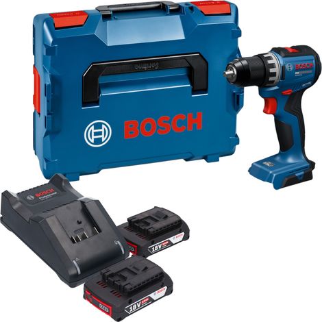 Perceuse-visseuse sans fil Bosch GSR 18V-52 Professional 18 V 70 Nm sans balais + 2 batteries 2,0 Ah + chargeur + L-Boxx (1/5)