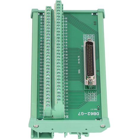 Bornier mâle-femelle, connecteur d'interface, adaptateur à 3 rangées, module de carte de dérivation, DC 60VDB62-M7