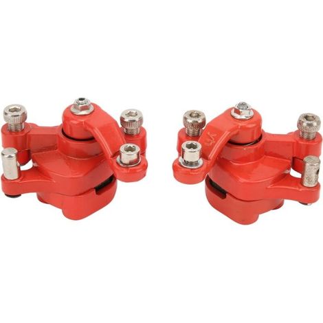 Ecleanfy - 2 pièces étrier de frein avant et arrière de remplacement pour 47cc 49cc 2 temps Pocket Bike Mini Dirt Bike