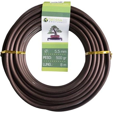 Filo di alluminio ramato (alluminio-ramato) Geotools 5,5 mm per bonsai, 500 gr, 8 m