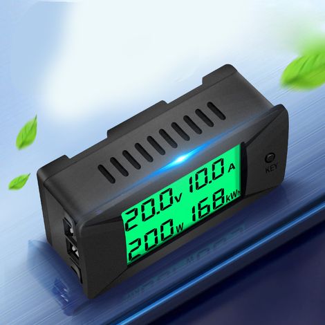 DC 0-300V 50A Voltmeter Amperemeter mit Digitalanzeige, Energieverbrauchsmesser, genauer Spannungs- und Strommessung, LED-Anzeige. (1/5)