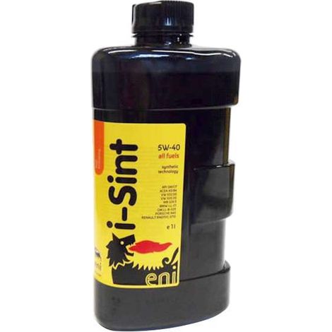Olio lubrificante motore auto eni i-sint benzina diesel 5w40 lt1 (1/2)