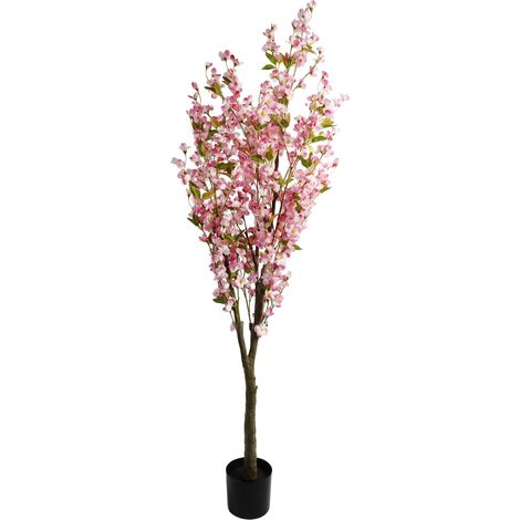 180cm Artificial Pink Cherry Tree (1/3)