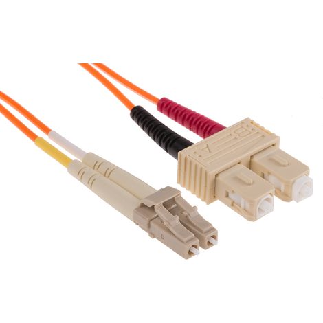 Câble fibre optique RS PRO 10m Avec connecteur / SC, OM1 Multi-mode ( Prix pour 1 )