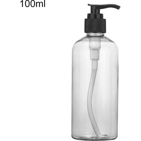 Distributeur De Savon À Pompe - Bouteille Vide Réutilisable En Plastique - Pour Salle De Bain Cuisine Et Voyage - Capacité 100 ml 200 ml Ou 300 ml (1/5)