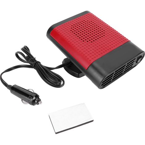Défroster et désembuer de pare-brise portable 12V - Noir/Rouge (1/5)