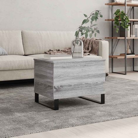 Couchtisch Grau Sonoma 60x44,5x45 cm Holzwerkstoff