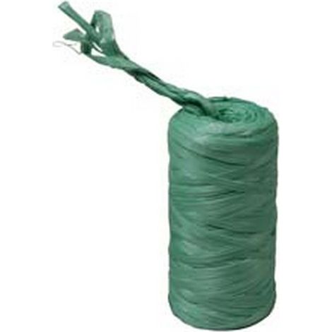1KG RAFIA SINTETICA IN ROTOLO VERDE - gr.200 in rotoli