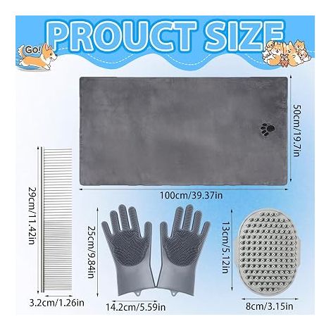 Kit de Bain Chien Accessoire Bain Chien (1/4)