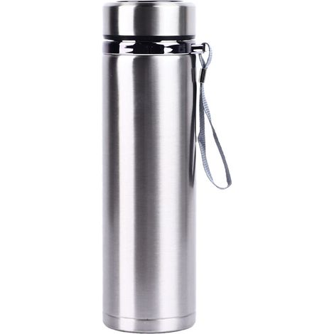 Bouteille isotherme intelligente avec affichage numérique de la température, 1000 ml, en acier inoxydable 304, couleur argent. Idéale pour le sport, les voyages et le bureau. (1/5)