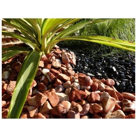 Galet Rouge 12-24 Pack de 25 M² - 50 sacs - 1000 kg