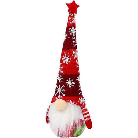 Figurine de Noël Gnomes Contenants Décoratifs Mignons pour Snacks Biscuits Gnomes boîtes à cookies ornements de table Thés Décoration Maison Chambre Cuisine (1/5)