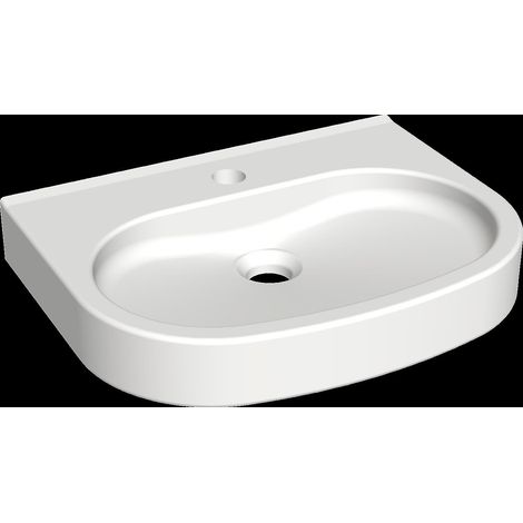 KWC Waschtisch, Variuscare, MIRANIT, 450x120x350 mm, Barrierefrei (1/2)