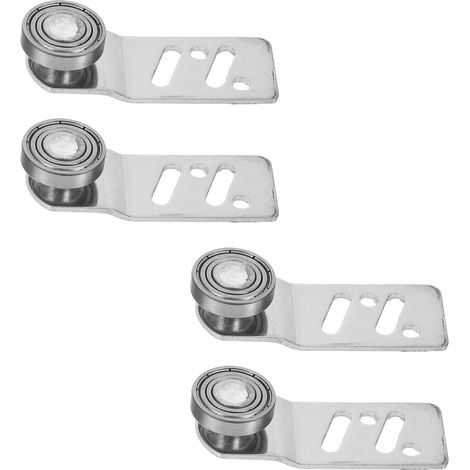 4 Pieces Industrial Steel Cabinets Bearing Channel Sliding Double