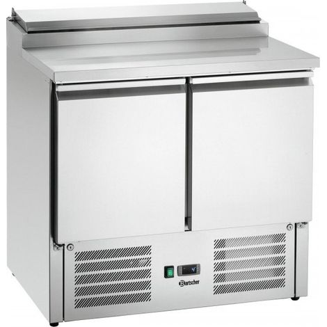 Table inox ventilée positive 260 Litres, 2 x GN 1/1 + 5 x GN 1/6, 200 W, 220 V - MONO