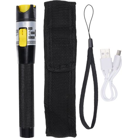 Decdeal Visual Fehler Locator Pen 50 km wiederaufladbar VFL Non Touch Tragbares Glasfaser-Kabel-Tester-Tool K-C15 (1/5)