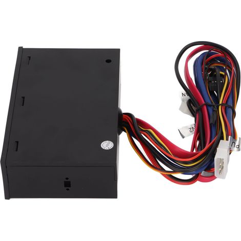 Unverzichtbar für PC-Upgrades: intelligentes Steuerungs- und Managementsystem, 6 Festplatten-Netzschalter, 5,25-Zoll-Laufwerksschacht, energieeffizient und umweltfreundlich.