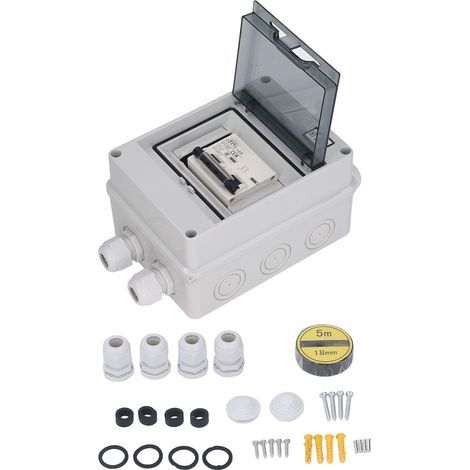 SG DC Miniature Circuit Breaker 2P 10A 1000V Disconnect Switch IP65 Waterproof for Solar PV System (1/5)