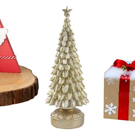 Arbres De Noël en Résine - Décoration Centrale de Table pour Paysage - (1/5)