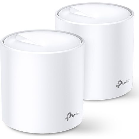 Tp-link deco x60 dual-band (2.4 ghz/5 ghz) wi-fi 6 (802.11ax) bianco 2 interno - TPLNE000205 (1/5)