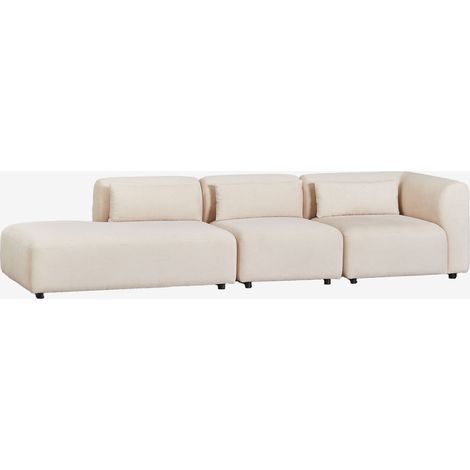 Divano angolare modulare Fogler a 3 pezzi con chaise longue sinistra SKLUM            