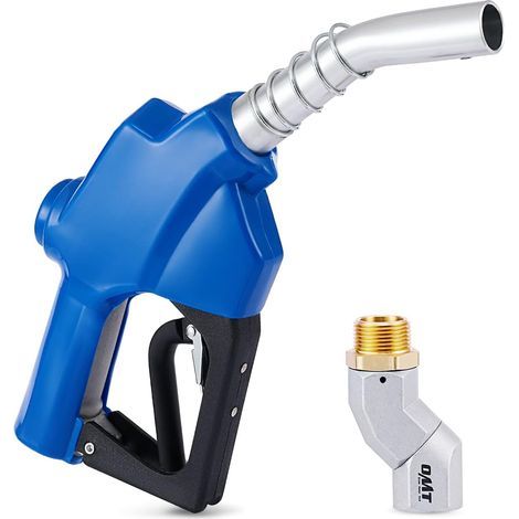 1" NPT Automatic Fuel Nozzle Kit, Fuel Dispenser Gun with Automatic Shut-Off, 360° Swivel Hose, 120 L/min Flow Rate, for Gasoline, Diesel, and Kerosene (1/5)