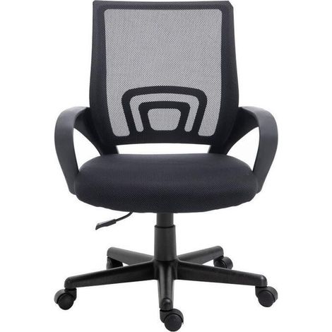 Equip 651003 Silla de oficina negra ergonómica regulable (1/4)