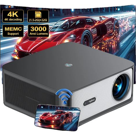 Projecteur, Résolution Full HD, Haute Luminosité, Version Android (1/5)
