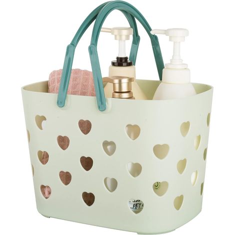 Panier De Rangement Portable - Boîte Organisatrice En Plastique PP Sans BPA - Pour Salle De Bain Cuisine Garage Et Dortoir - 1 Pièce (1/5)
