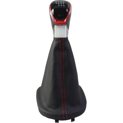 Convient pour Volkswagen Touran + Golf 8 kit de modification intégré du levier de vitesse manuel, kit 5 vitesses à bordure et ligne rouges, un ensemble. (1/4)