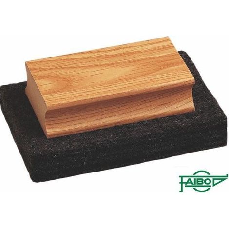 BORRADOR DE FIELTRO PARA PIZARRAS DE TIZA 1,5X12X8 CM. FAIBO 15