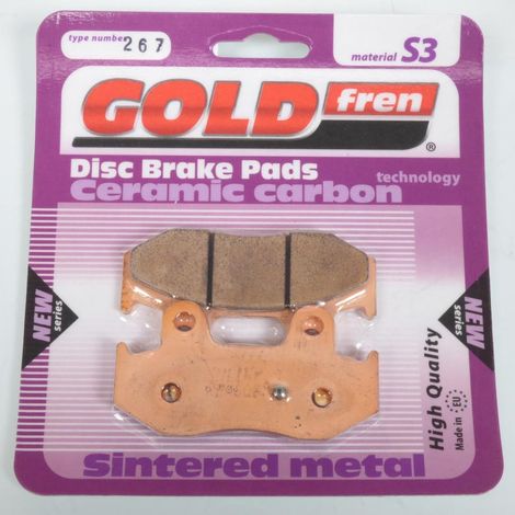 gold fren Bremsbelag für Motorrad suzuki 400 an skywave 2003 bis (1/2)
