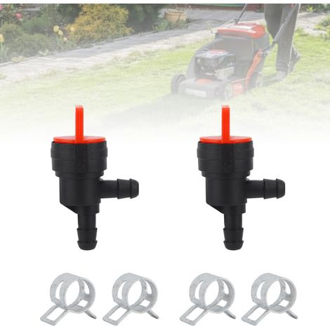 Lotto di 2 valvole di intercettazione carburante a 90° – per Briggs & Stratton 698181 494539 697944