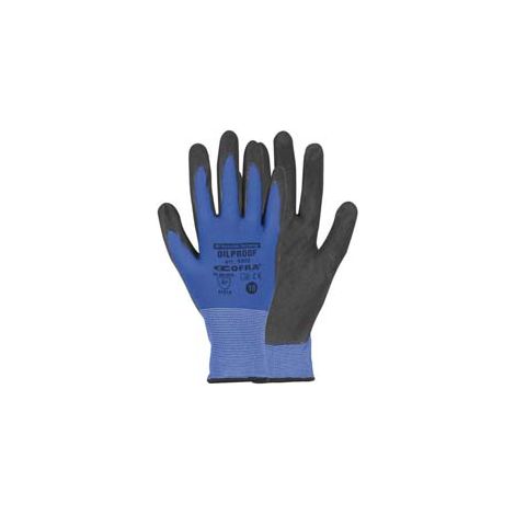 GUANTI DA LAVORO OIL PROOF IN NITRILE- - tg.XL - 1 dozzina COFRA