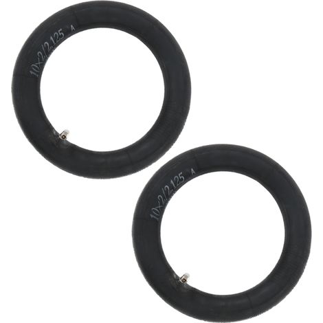 Paire de chambres à air 10x2 pouces pour pneus de vélo mini, vélos enfants, poussettes et trottinettes, compatible 10x1.90/1.95/2/2.12/2.25 (1/5)