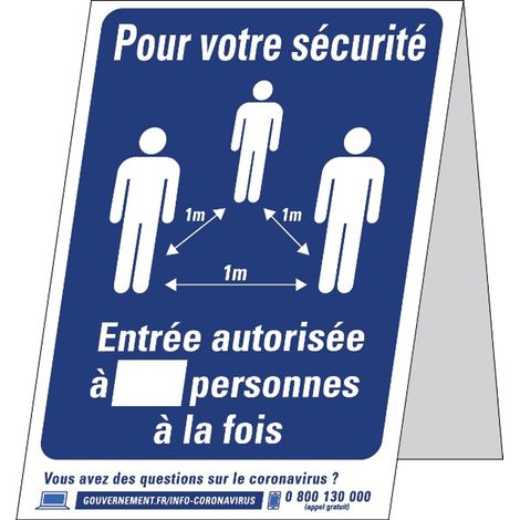PROVOST - Panneau de limitation d'accès - Lot de 5 unités (PVC)