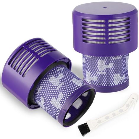 Lot de 2 filtres lavables pour Dyson V10 SV12, compatibles Cyclone V10 Absolute, Animal, Motorhead, Total Clean – Remplace 969082-01 – Non compatible V10 Slim (1/5)