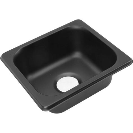 Évier de Camping-car, 175 X 160 X 70 Mm en Acier Inoxydable, Lavabo à Main, évier de Bateau, Caravane, van, Petit évier de Cuisine Extérieur pour Camping-car, Remorque (1/4)