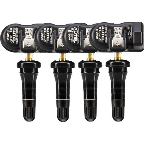 Capteur TPMS, Fonctionnement à Double Fréquence, Compatibilité Universelle, 4pcs capteur en caoutchouc (1/2)