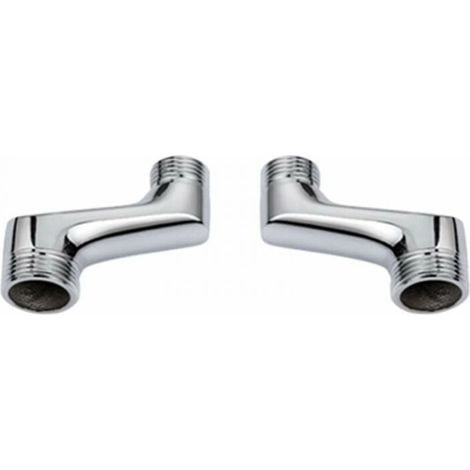 Cyslmuk – Raccord contre coudé laiton G1/2 à G3/4 – Bras pivotant réglable – Résistant à la corrosion – Installation facile pour salle de bain (1/3)
