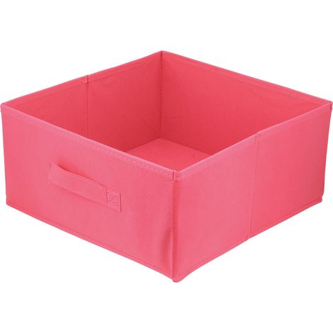Boîte en carton Boîte textile 31x31x15 rose foncé - dark pink 31x31x15 (1/5)