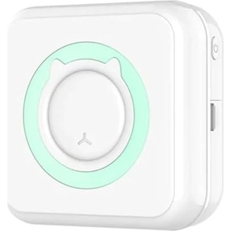 Mini-imprimante Portative D'autocollants Thermiques, Papier sans Encre, Bluetooth, sans Fil, for Étiquettes Facile à Utiliser(Green) (1/5)