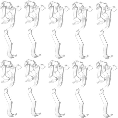 Dekorativer Clip (2,5 Zoll), 10-teiliges Set Befestigungsclips für Jalousien, Positionierungsclips für Jalousien, Zubehör für Jalousien. (1/5)