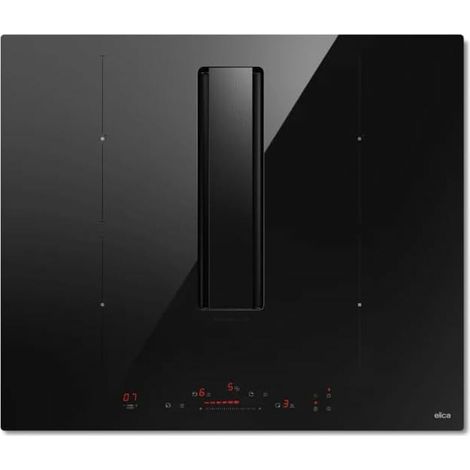 Elica NikolaTesla Alpha B BL/A/60 Nero Da incasso 60 cm Piano cottura a induzione 4 Fornelli Cappa da incasso (1/5)