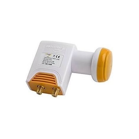 LNB Twin - Golden Media - 0,1 dB - Full HD 1080P - Étanche - 3D Ready