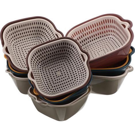 de 6 sets de Paniers Fruits et L gumes Empilables en (1/5)