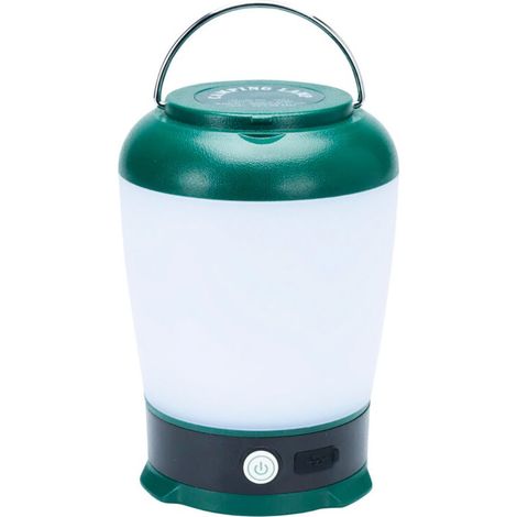 Lampada da campeggio Redcliffs 13x9x9 cm USB ricaricabile verde (1/3)
