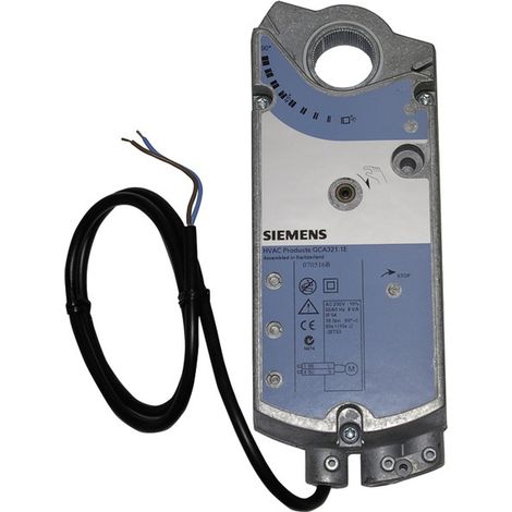 Siemens – Servomoteur chauffage central 24V – Couple de rotation 18Nm – Angle de rotation 90° – Protection IP54 – Installation facile